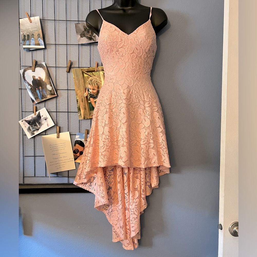 Lace High/Low Dress